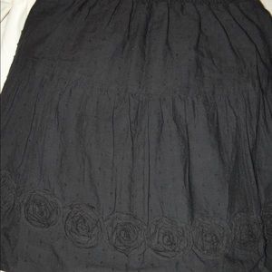 Juniors Black Skirt